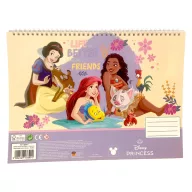   Disney Hercegnők Life A/4 spirál vázlatfüzet 40 lapos matricával