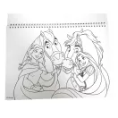 Disney Hercegnők Life A/4 spirál vázlatfüzet 40 lapos matricával