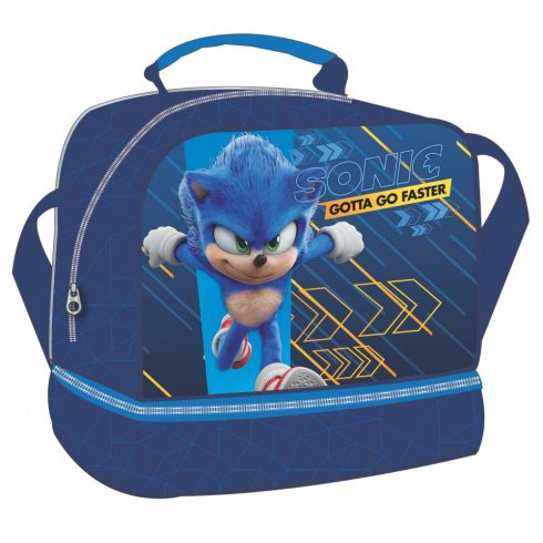 Sonic a sündisznó thermo uzsonnás táska 21cm 