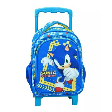 Sonic a sündisznó gurulós ovis hátizsák 30cm