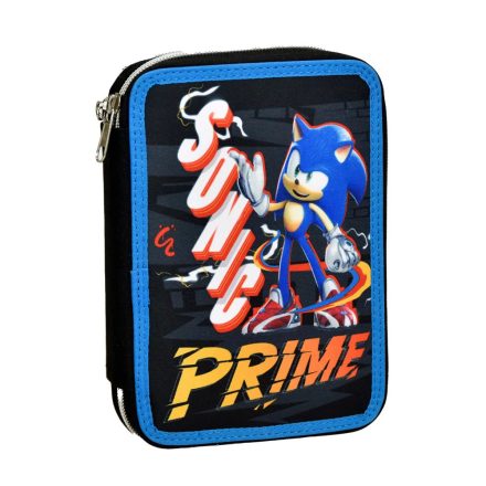 Sonic a sündisznó tolltartó töltött 2 emeletes (Prime)