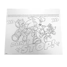 Sonic a sündisznó Speedy A/4 spirál vázlatfüzet 40 lapos matricával