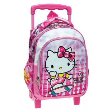 Hello Kitty gurulós ovis hátizsák rózsaszín 30cm