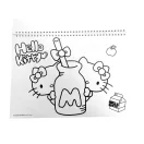 Hello Kitty World A/4 spirál vázlatfüzet 40 lapos matricával