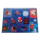 Pókember Miles Morales A/4 spirál vázlatfüzet 40 lapos matricával