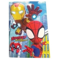 Pókember Spidey Friends B/5 vonalas füzet 40 lapos