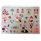 Disney Minnie Nomadic Spirit Spiralna bilježnica za skiciranje A/4 40 listova s naljepnicama