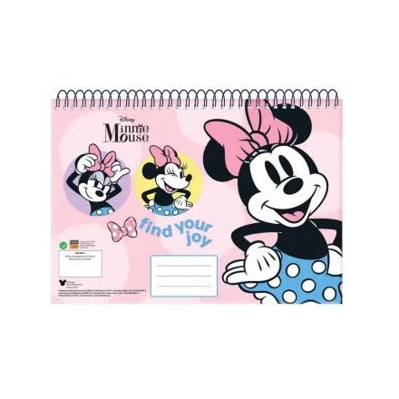 Disney Minnie A/4 spirál vázlatfüzet 30 lapos