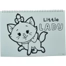 Disney Animals Klasična A/4 spiralna skicarka s 40 stranica s naljepnicama