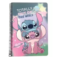   Disney Lilo és Stitch, A csillagkutya This World Cute B/5 vonalas spirál füzet 70 lapos