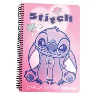   Disney Lilo és Stitch, A csillagkutya Palm B/5 vonalas spirál füzet 70 lapos