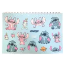 Disney Lilo és Stitch, A csillagkutya Universe A/4 spirál vázlatfüzet 40 lapos matricával