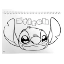 Disney Lilo és Stitch, A csillagkutya Universe A/4 spirál vázlatfüzet 40 lapos matricával