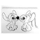 Disney Lilo és Stitch, A csillagkutya Universe A/4 spirál vázlatfüzet 40 lapos matricával