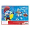 Hupikék törpikék Village A/4 spirál vázlatfüzet 40 lapos matricával
