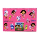 Dora istraživačica Jungle Spiralna bilježnica A/4 s 40 listova i naljepnicom