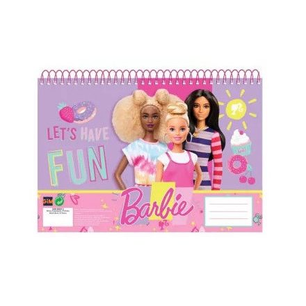 Barbie A/4 spirál vázlatfüzet 30 lapos (fun)