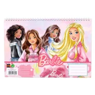   Barbie Paints A/4 spiralna bilježnica za skiciranje, 30 listova