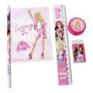 Barbie Paints set pribora za pisanje, 5 kom