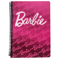 Barbie Pink B/5 vonalas spirál füzet 70 lapos