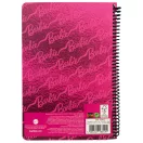 Barbie Pink B/5 vonalas spirál füzet 70 lapos