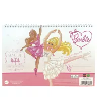 Barbie Ballerina A/4 spirál vázlatfüzet, 30 lapos