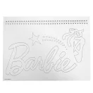 Barbie Ballerina A/4 spirál vázlatfüzet 40 lapos matricával