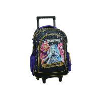 Monster High Crew školska torba s kotačima, torba 46 cm