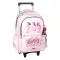K-pop Démonvadászok Pink gurulós iskolatáska, táska 46 cm