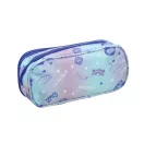 K-pop Démonvadászok Purple 2 rekeszes tolltartó 26 cm