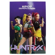 K-pop Démonvadászok Sing B/5 vonalas füzet 40 lapos