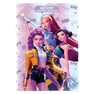 K-pop Démonvadászok Hunters A4 vonalas füzet 50 lapos