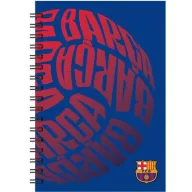 FC Barcelona Ball B/5 vonalas spirál füzet 70 lapos