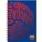 FC Barcelona Ball B/5 vonalas spirál füzet 70 lapos