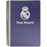 Real Madrid Blue B/5 vonalas spirál füzet 70 lapos