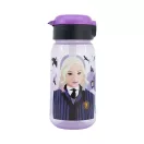 Wednesday Nevermore Academy plastična boca sa slamkom 510 ml