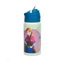 Disney Jégvarázs Together We Lead alumínium szívószálas kulacs akasztóval 500 ml