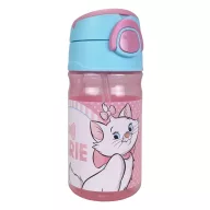   Disney Marie Dots műanyag szívószálas kulacs akasztóval 350 ml