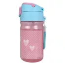 Disney Marie Dots műanyag szívószálas kulacs akasztóval 350 ml