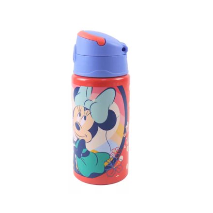 Disney Minnie alumínium kulacs akasztóval, piros, 500 ml