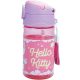 Hello Kitty Unicorn műanyag kulacs akasztóval 350 ml