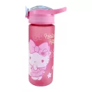 Hello Kitty Unicorn műanyag matt szívószálas kulacs 600 ml