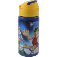   One Piece Crew alumínium szívószálas kulacs akasztóval 500 ml