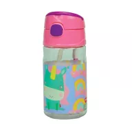   Fisher-Price Animals Unicorn Cute plastična boca s cjevčicom i kukom 350 ml