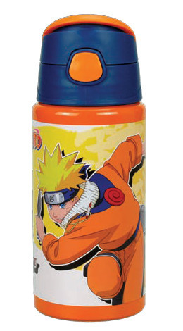 Naruto Fire alumínium kulacs akasztóval 500 ml