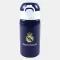 Real Madrid Blue alumínium szívószálas kulacs 500 ml