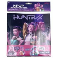   K-pop Démonvadászok Hunter X matricás album 50 db matricával