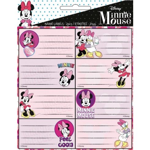 Disney Minnie füzetcímke 16 db-os pink