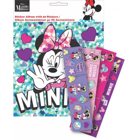 Disney Minnie matricás album 50db matricával