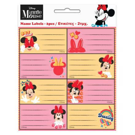 Disney Minnie füzetcímke wink 16 db-os